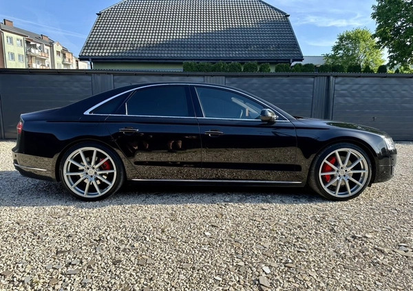 Audi A8 cena 130000 przebieg: 222400, rok produkcji 2013 z Okonek małe 466